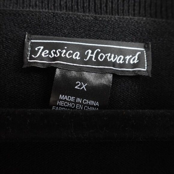 Jessica Howard Womens Cowl Neck Sweaterdress Plus Size 2X - Picture 11 of 12